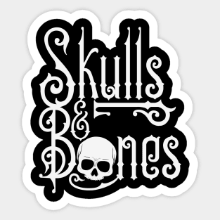 Skulls and Bones Sticker